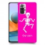 שלד כיסוי מגן קשיח בעיצוב אישי עם השם שלך ל Xiaomi Redmi Note 10 Pro יחידה אחת סקרין מובייל
