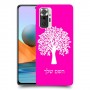 עץ כיסוי מגן קשיח בעיצוב אישי עם השם שלך ל Xiaomi Redmi Note 10 Pro יחידה אחת סקרין מובייל