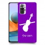 כינור כיסוי מגן קשיח בעיצוב אישי עם השם שלך ל Xiaomi Redmi Note 10 Pro יחידה אחת סקרין מובייל