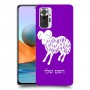 טלה כיסוי מגן קשיח בעיצוב אישי עם השם שלך ל Xiaomi Redmi Note 10 Pro יחידה אחת סקרין מובייל