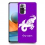 גדי כיסוי מגן קשיח בעיצוב אישי עם השם שלך ל Xiaomi Redmi Note 10 Pro יחידה אחת סקרין מובייל