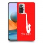 סקספון כיסוי מגן קשיח בעיצוב אישי עם השם שלך ל Xiaomi Redmi Note 10 Pro יחידה אחת סקרין מובייל