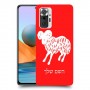 טלה כיסוי מגן קשיח בעיצוב אישי עם השם שלך ל Xiaomi Redmi Note 10 Pro יחידה אחת סקרין מובייל