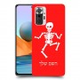 שלד כיסוי מגן קשיח בעיצוב אישי עם השם שלך ל Xiaomi Redmi Note 10 Pro יחידה אחת סקרין מובייל