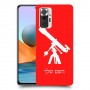 טלסקופ כיסוי מגן קשיח בעיצוב אישי עם השם שלך ל Xiaomi Redmi Note 10 Pro יחידה אחת סקרין מובייל