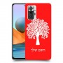 עץ כיסוי מגן קשיח בעיצוב אישי עם השם שלך ל Xiaomi Redmi Note 10 Pro יחידה אחת סקרין מובייל