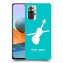 כינור כיסוי מגן קשיח בעיצוב אישי עם השם שלך ל Xiaomi Redmi Note 10 Pro יחידה אחת סקרין מובייל