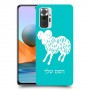 טלה כיסוי מגן קשיח בעיצוב אישי עם השם שלך ל Xiaomi Redmi Note 10 Pro יחידה אחת סקרין מובייל