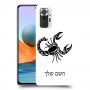 עקרב כיסוי מגן קשיח בעיצוב אישי עם השם שלך ל Xiaomi Redmi Note 10 Pro יחידה אחת סקרין מובייל