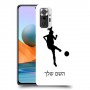 כדורגל - אישה כיסוי מגן קשיח בעיצוב אישי עם השם שלך ל Xiaomi Redmi Note 10 Pro יחידה אחת סקרין מובייל