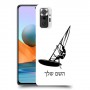 גלישת מפרש כיסוי מגן קשיח בעיצוב אישי עם השם שלך ל Xiaomi Redmi Note 10 Pro יחידה אחת סקרין מובייל