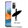 גלישה כיסוי מגן קשיח בעיצוב אישי עם השם שלך ל Xiaomi Redmi Note 10 Pro יחידה אחת סקרין מובייל