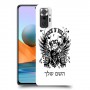 רוקנרול כיסוי מגן קשיח בעיצוב אישי עם השם שלך ל Xiaomi Redmi Note 10 Pro יחידה אחת סקרין מובייל
