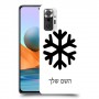 שלג כיסוי מגן קשיח בעיצוב אישי עם השם שלך ל Xiaomi Redmi Note 10 Pro יחידה אחת סקרין מובייל