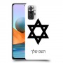 מגן דוד - ישראל כיסוי מגן קשיח בעיצוב אישי עם השם שלך ל Xiaomi Redmi Note 10 Pro יחידה אחת סקרין מובייל