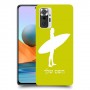 גלישה כיסוי מגן קשיח בעיצוב אישי עם השם שלך ל Xiaomi Redmi Note 10 Pro יחידה אחת סקרין מובייל