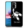 עקרב כיסוי מגן קשיח בעיצוב אישי עם השם שלך ל Xiaomi Redmi Note 10 יחידה אחת סקרין מובייל