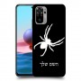 עכביש כיסוי מגן קשיח בעיצוב אישי עם השם שלך ל Xiaomi Redmi Note 10 יחידה אחת סקרין מובייל