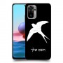 ציפור לבלוע כיסוי מגן קשיח בעיצוב אישי עם השם שלך ל Xiaomi Redmi Note 10 יחידה אחת סקרין מובייל