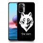 זאב כיסוי מגן קשיח בעיצוב אישי עם השם שלך ל Xiaomi Redmi Note 10 יחידה אחת סקרין מובייל