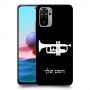 חצוצרה כיסוי מגן קשיח בעיצוב אישי עם השם שלך ל Xiaomi Redmi Note 10 יחידה אחת סקרין מובייל