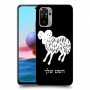 טלה כיסוי מגן קשיח בעיצוב אישי עם השם שלך ל Xiaomi Redmi Note 10 יחידה אחת סקרין מובייל
