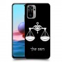 מאזניים כיסוי מגן קשיח בעיצוב אישי עם השם שלך ל Xiaomi Redmi Note 10 יחידה אחת סקרין מובייל