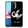 עקרב כיסוי מגן קשיח בעיצוב אישי עם השם שלך ל Xiaomi Redmi Note 10 יחידה אחת סקרין מובייל