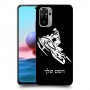 אופנוע שלג כיסוי מגן קשיח בעיצוב אישי עם השם שלך ל Xiaomi Redmi Note 10 יחידה אחת סקרין מובייל