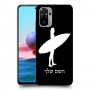 גלישה כיסוי מגן קשיח בעיצוב אישי עם השם שלך ל Xiaomi Redmi Note 10 יחידה אחת סקרין מובייל