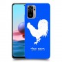 תרנגול כיסוי מגן קשיח בעיצוב אישי עם השם שלך ל Xiaomi Redmi Note 10 יחידה אחת סקרין מובייל