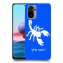 עקרב כיסוי מגן קשיח בעיצוב אישי עם השם שלך ל Xiaomi Redmi Note 10 יחידה אחת סקרין מובייל