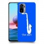 סקספון כיסוי מגן קשיח בעיצוב אישי עם השם שלך ל Xiaomi Redmi Note 10 יחידה אחת סקרין מובייל