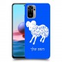 טלה כיסוי מגן קשיח בעיצוב אישי עם השם שלך ל Xiaomi Redmi Note 10 יחידה אחת סקרין מובייל