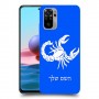עקרב כיסוי מגן קשיח בעיצוב אישי עם השם שלך ל Xiaomi Redmi Note 10 יחידה אחת סקרין מובייל