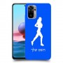 ג'וגלין - אישה כיסוי מגן קשיח בעיצוב אישי עם השם שלך ל Xiaomi Redmi Note 10 יחידה אחת סקרין מובייל