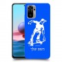 ילד סקייטבורד כיסוי מגן קשיח בעיצוב אישי עם השם שלך ל Xiaomi Redmi Note 10 יחידה אחת סקרין מובייל