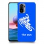 אופנוע שלג כיסוי מגן קשיח בעיצוב אישי עם השם שלך ל Xiaomi Redmi Note 10 יחידה אחת סקרין מובייל