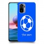 כדורגל - כדור כיסוי מגן קשיח בעיצוב אישי עם השם שלך ל Xiaomi Redmi Note 10 יחידה אחת סקרין מובייל