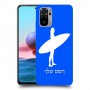 גלישה כיסוי מגן קשיח בעיצוב אישי עם השם שלך ל Xiaomi Redmi Note 10 יחידה אחת סקרין מובייל