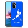 שחקן טניס כיסוי מגן קשיח בעיצוב אישי עם השם שלך ל Xiaomi Redmi Note 10 יחידה אחת סקרין מובייל