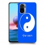 סמל יינג יאנג - סין כיסוי מגן קשיח בעיצוב אישי עם השם שלך ל Xiaomi Redmi Note 10 יחידה אחת סקרין מובייל