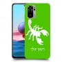 עקרב כיסוי מגן קשיח בעיצוב אישי עם השם שלך ל Xiaomi Redmi Note 10 יחידה אחת סקרין מובייל