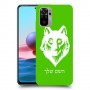 זאב כיסוי מגן קשיח בעיצוב אישי עם השם שלך ל Xiaomi Redmi Note 10 יחידה אחת סקרין מובייל