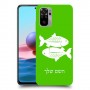 דגים כיסוי מגן קשיח בעיצוב אישי עם השם שלך ל Xiaomi Redmi Note 10 יחידה אחת סקרין מובייל