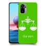 מאזניים כיסוי מגן קשיח בעיצוב אישי עם השם שלך ל Xiaomi Redmi Note 10 יחידה אחת סקרין מובייל