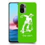 ילד סקייטבורד כיסוי מגן קשיח בעיצוב אישי עם השם שלך ל Xiaomi Redmi Note 10 יחידה אחת סקרין מובייל