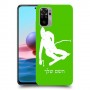 סקִי כיסוי מגן קשיח בעיצוב אישי עם השם שלך ל Xiaomi Redmi Note 10 יחידה אחת סקרין מובייל
