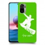 סנובורד כיסוי מגן קשיח בעיצוב אישי עם השם שלך ל Xiaomi Redmi Note 10 יחידה אחת סקרין מובייל