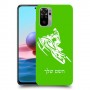אופנוע שלג כיסוי מגן קשיח בעיצוב אישי עם השם שלך ל Xiaomi Redmi Note 10 יחידה אחת סקרין מובייל